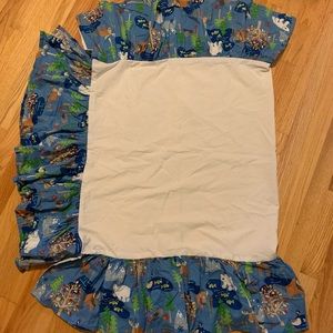 Handmade Woodland Crib Skirt